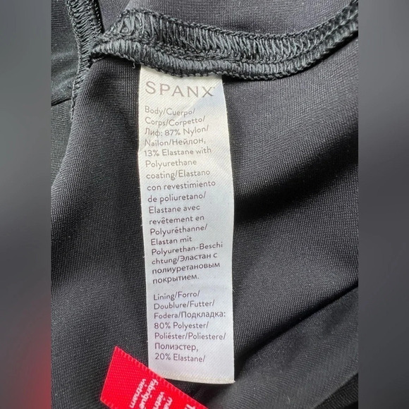 SPANX Womens Faux Leather Camo Leggings Size S Petite Elastic Waist Shaping - Picture 10 of 10